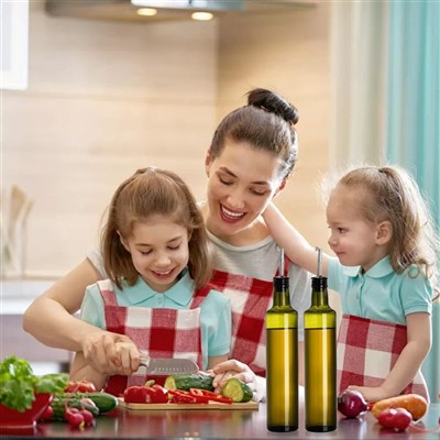 Bottiglia Di Olio D'oliva Verde